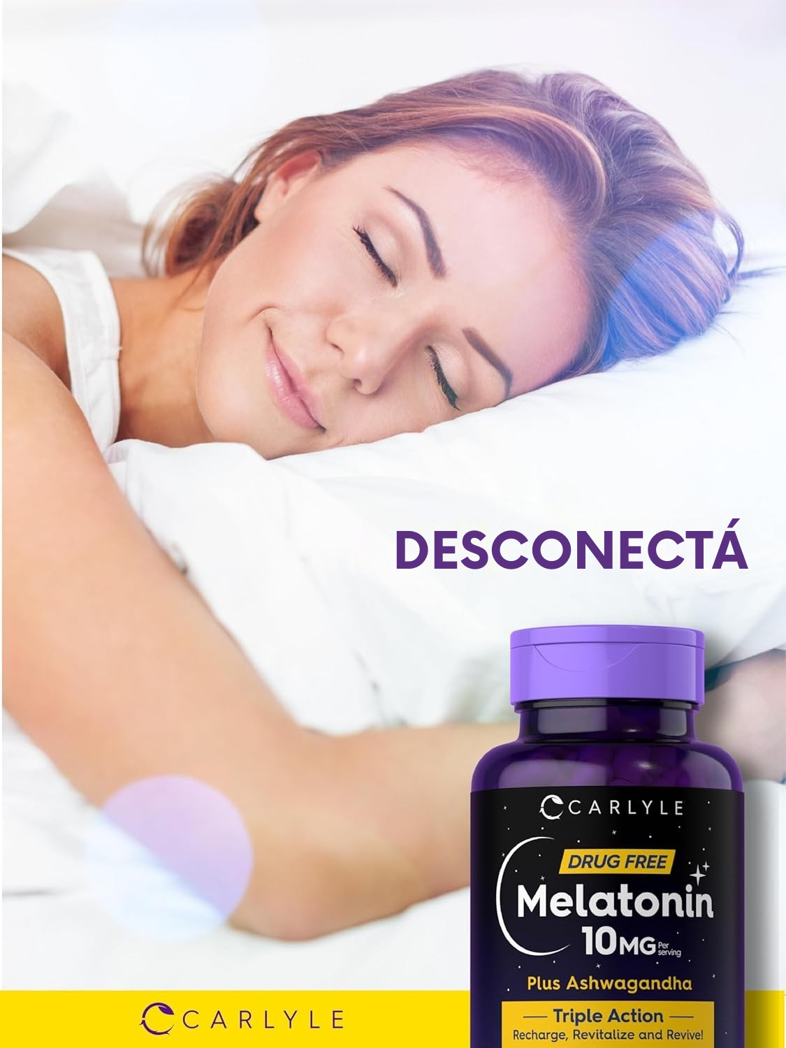 CARLYLE® | Melatonina Plus. Apoyo diario para el descanso profundo 🌙💤