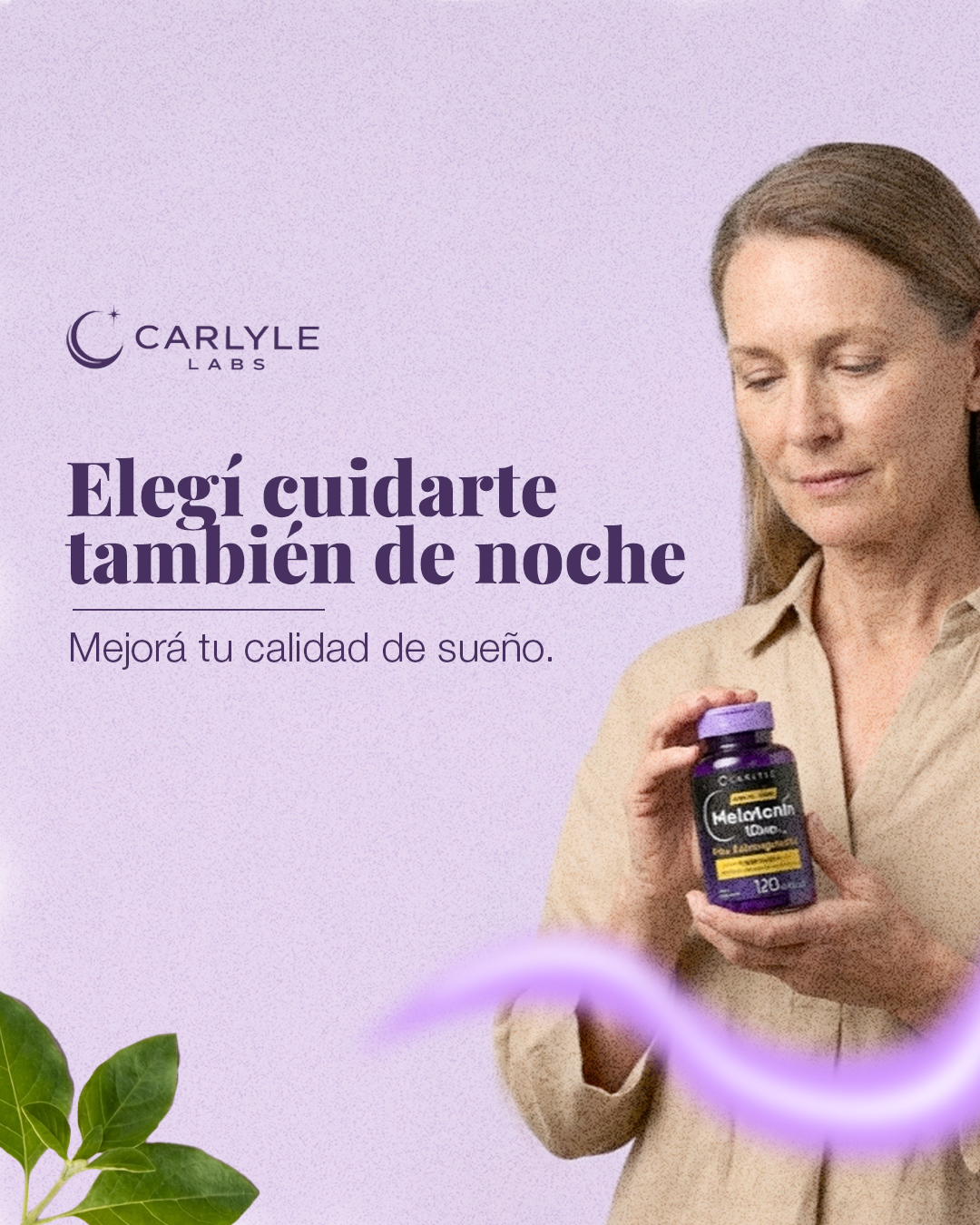 CARLYLE® | Melatonina Plus. Apoyo diario para el descanso profundo 🌙💤