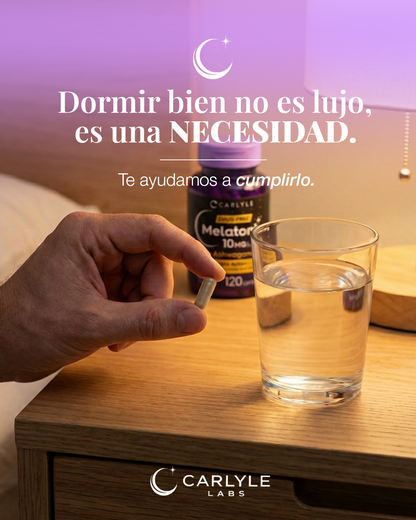 CARLYLE® | Melatonina Plus. Apoyo diario para el descanso profundo 🌙💤